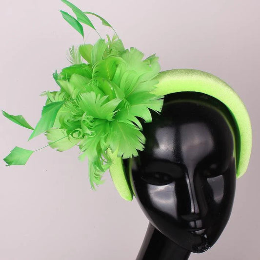 Lime Feather Hairband