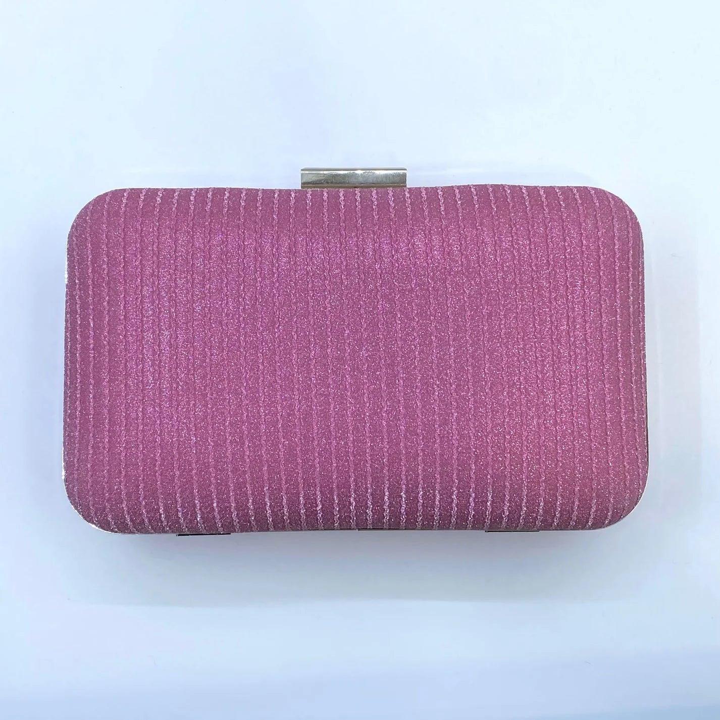 Quinn Glitter Clutch Pink