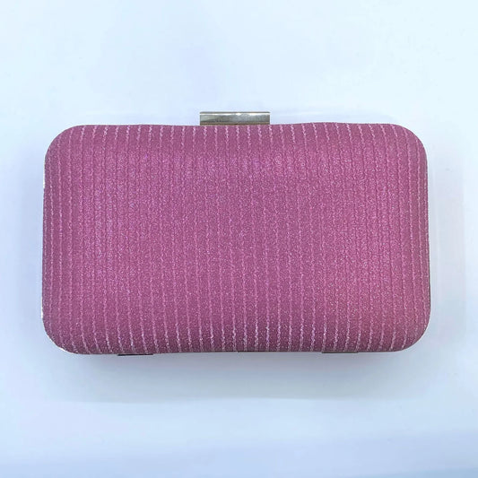 Quinn Glitter Clutch Pink