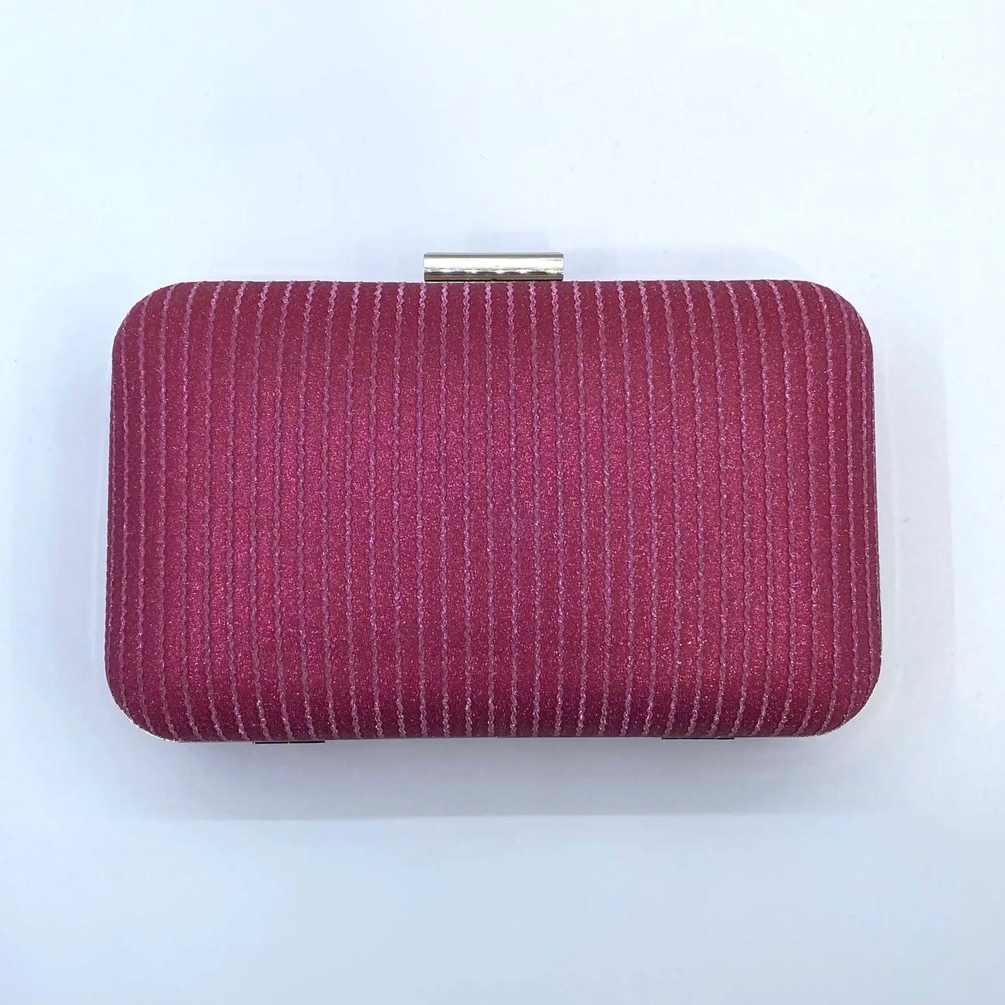 Quinn Glitter Clutch Fuchsia